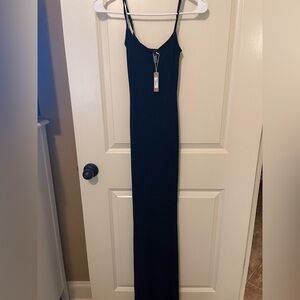 Skims Black Sleeveless Dress